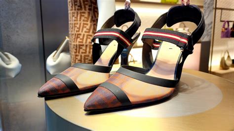 fendi pumps low heel|fendi ladies shoes.